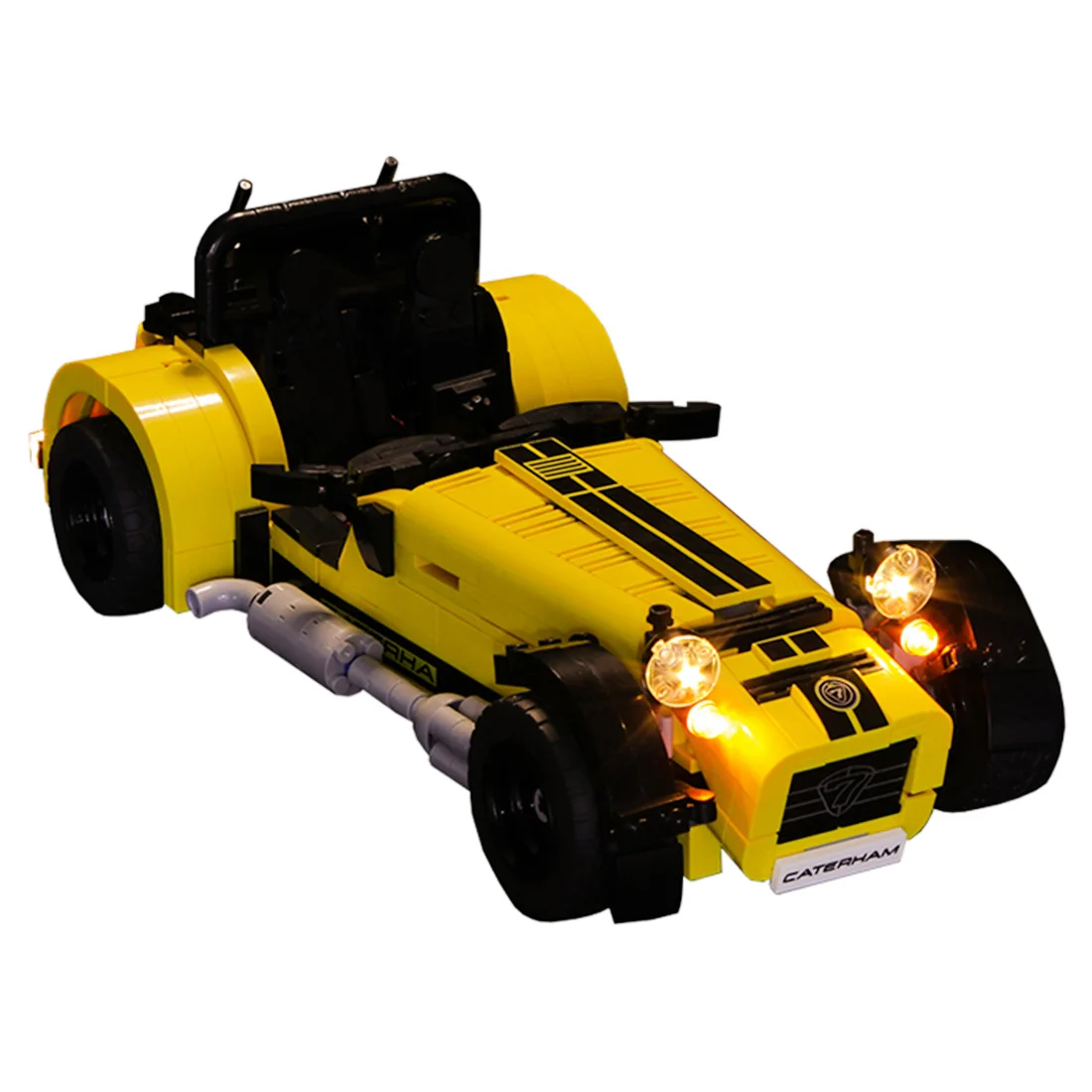 

Vonado Battery Operated LED Light for LEGO Carterham Sports Car 21307 Building Block Modified Kit (Light Only,No LEGO Kit)
