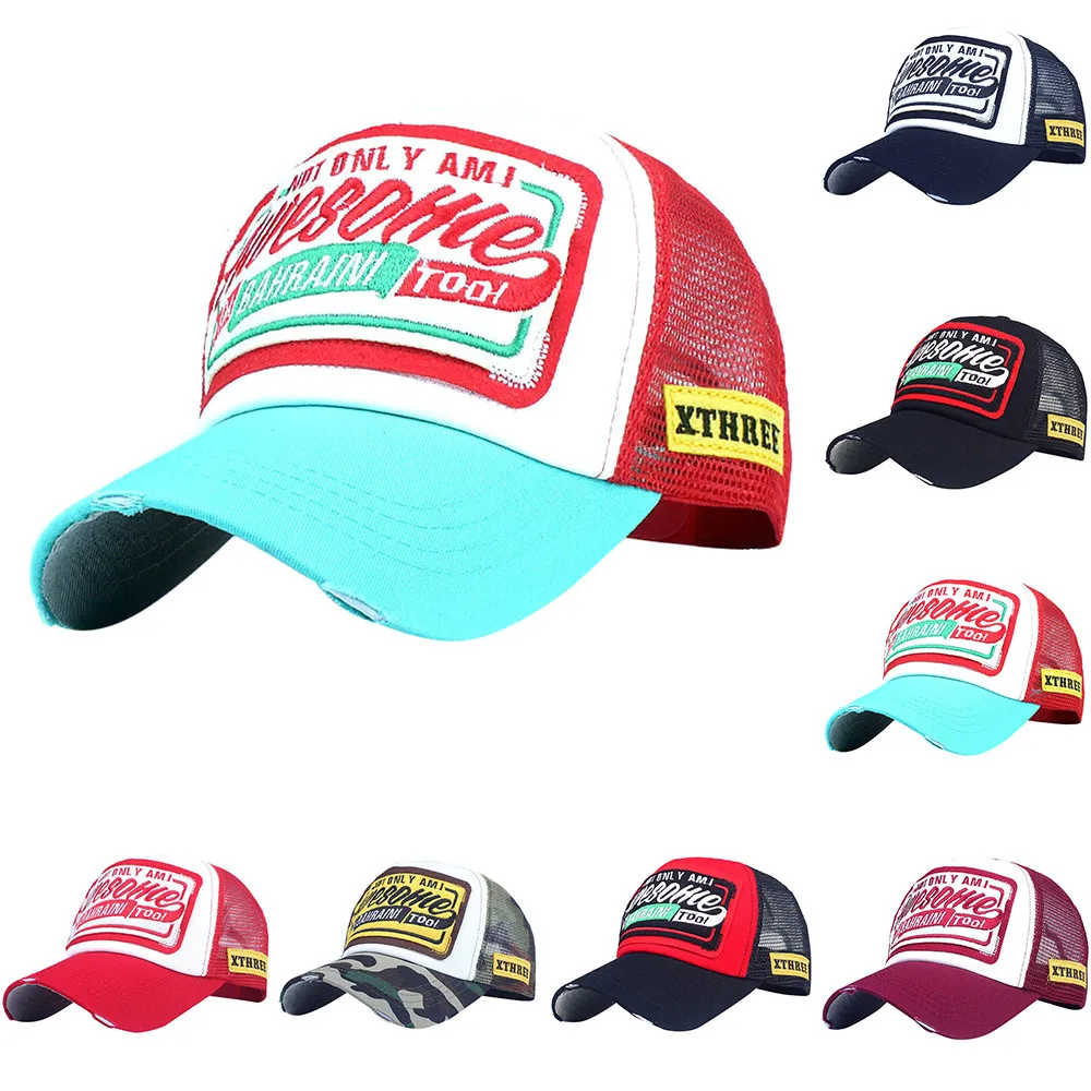 

Summer Hats For Women Men Embroidered Letter Prinitng Cap Fashion Baseball Caps Adjustable Polyester Unisex Hat freeshipping3.8