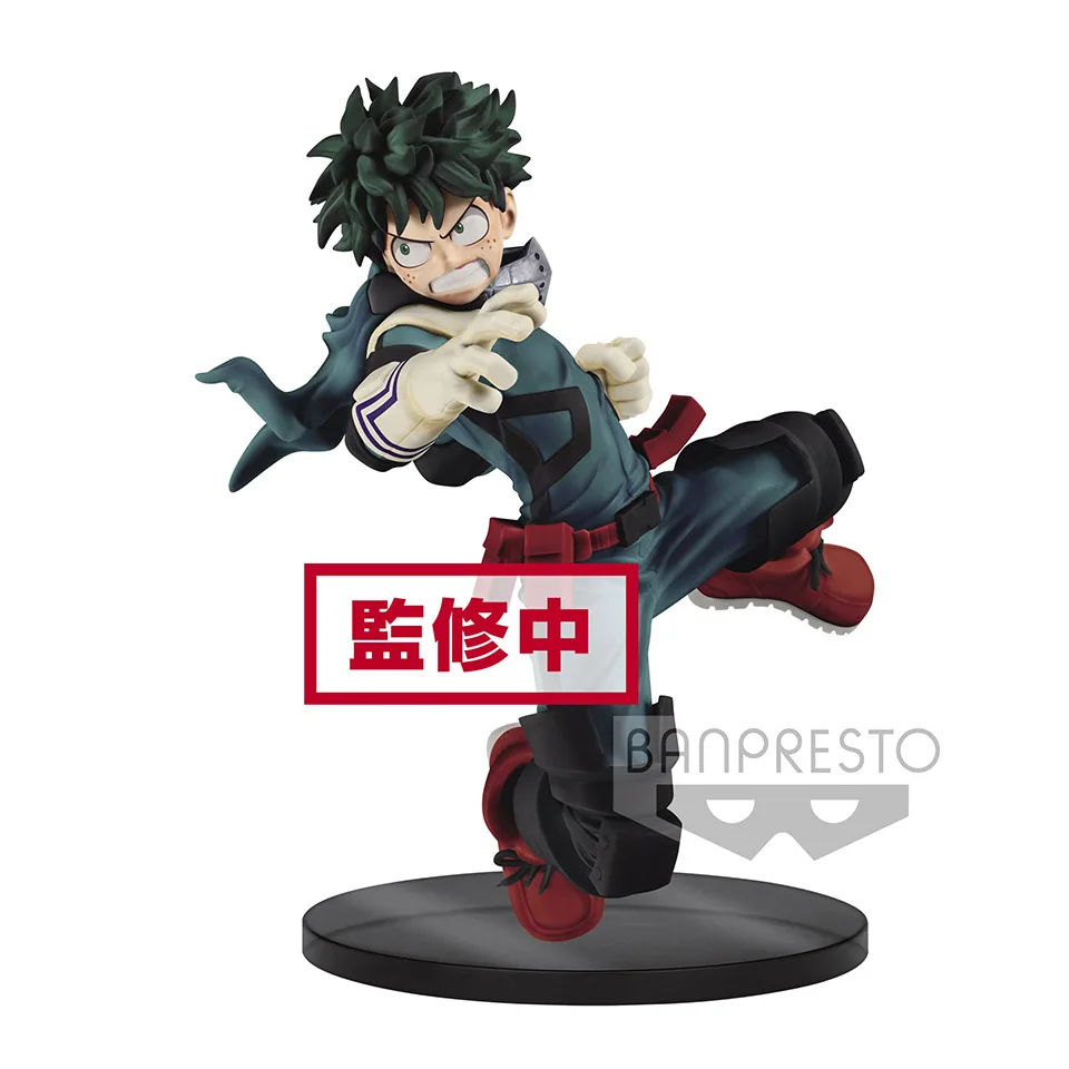 Tronzo Banpresto фигурка мой герой Academy Midoriya izku Bakugou Katsuki Todoroki Shoto ПВХ фигурка модель игрушки - Цвет: Midoriya Izuku