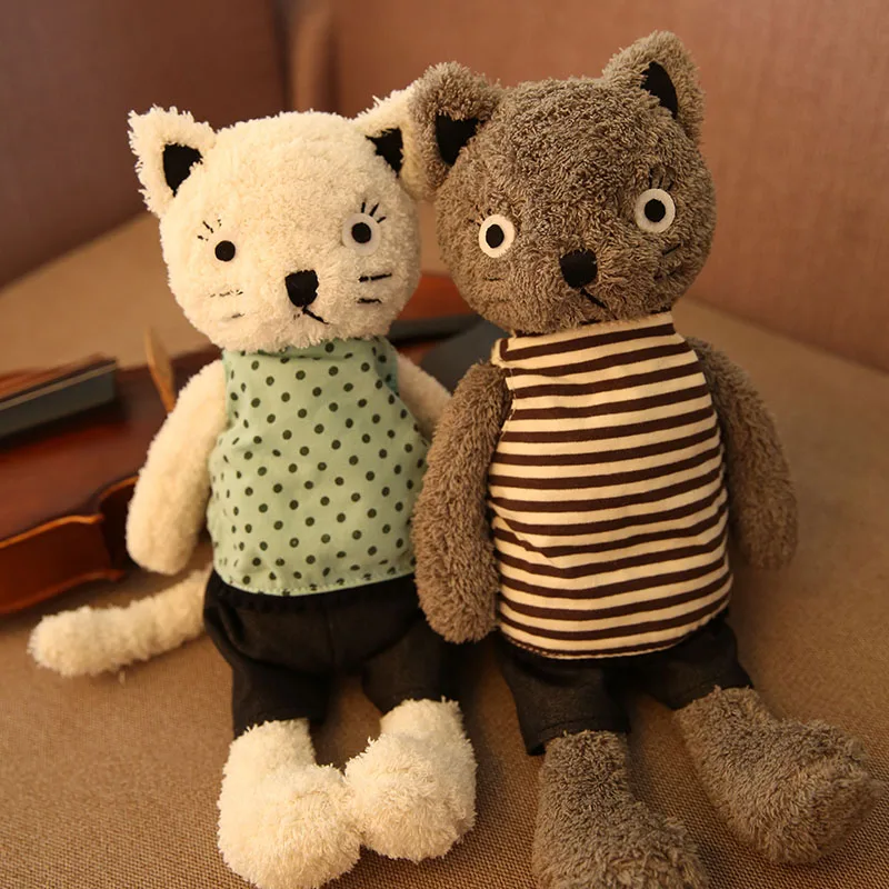 

25-50cm Lovely cat doll plush toys small cat children toy doll meow style birthday gift