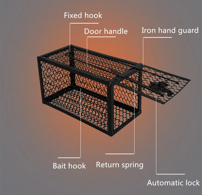 Многоразовая ловушка для мыши, железная крыса, клетка для хомяка, ловушка для мыши, ловушка для борьбы с вредителями, Отпугиватель грызунов, ловушка для мыши, хомяка, ловушка для мыши