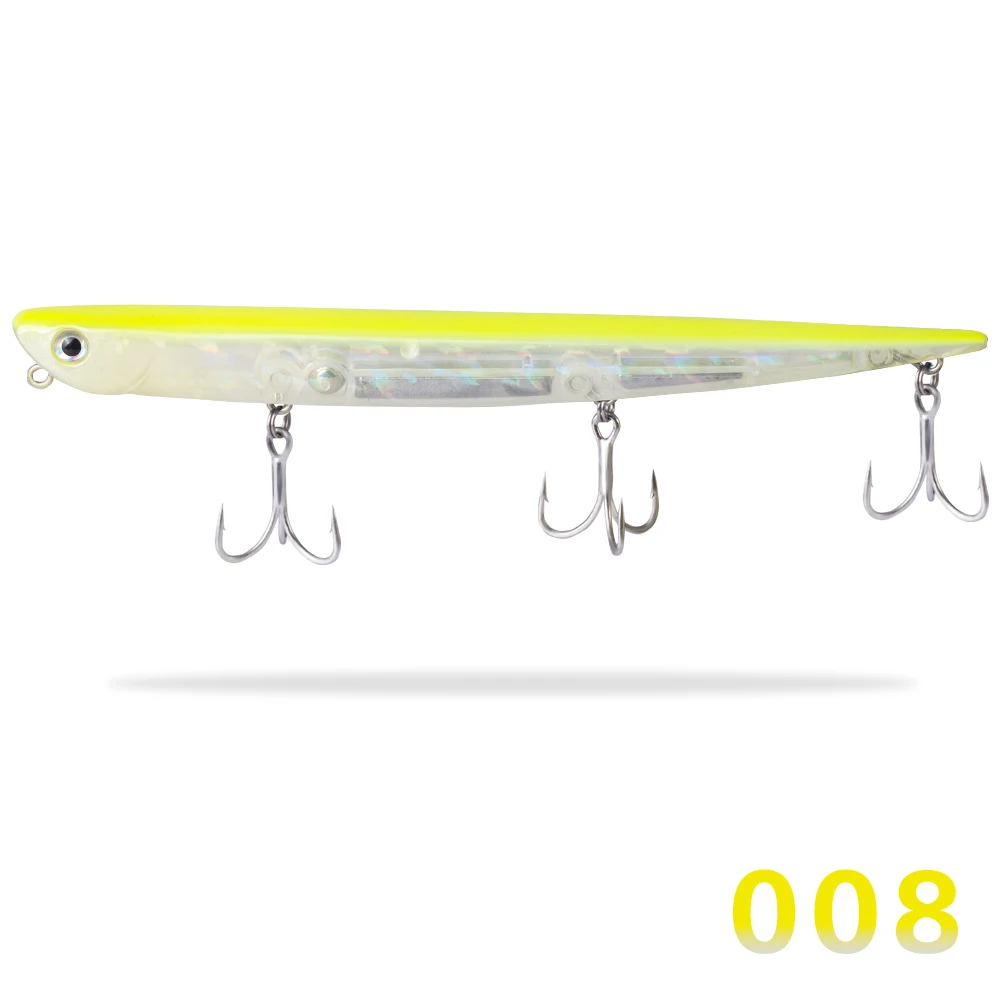 Hunthouse swimbait bay ruf manic рыболовная приманка, приманка-карандаш, Тонущая 99 мм, 18,5 г, 155 мм, 31,5 г, крючок для морского окуня - Цвет: 008