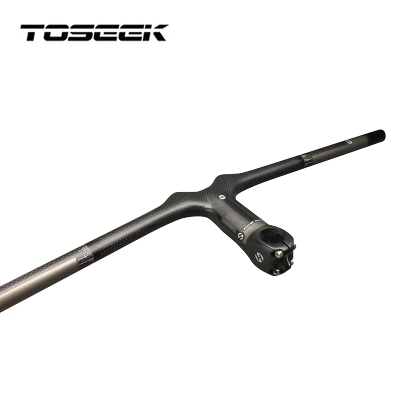 

Bike Carbon Handlebars Road MTB 3K Full Carbon Fiber Mountain Handlebar Matt Road Bike Handlebar Carbon 600-700Mm Stem