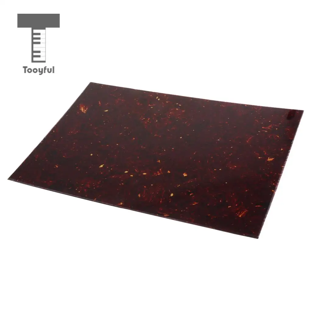 Tooyful Durable 4ply PVC Electric Guitar Pickguard Material Scratch Plate Blank Sheet DIY Musical Instrument Accessory