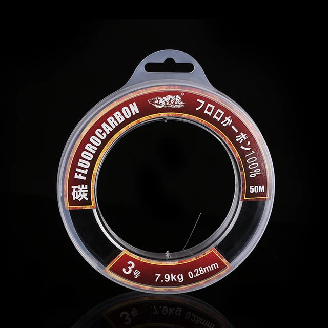 US $4.58 WALK FISH 100% Fluorocarbon Fishing Line Carp 50M 100M Super Strong Leader Carbon Fiber Saltwater F