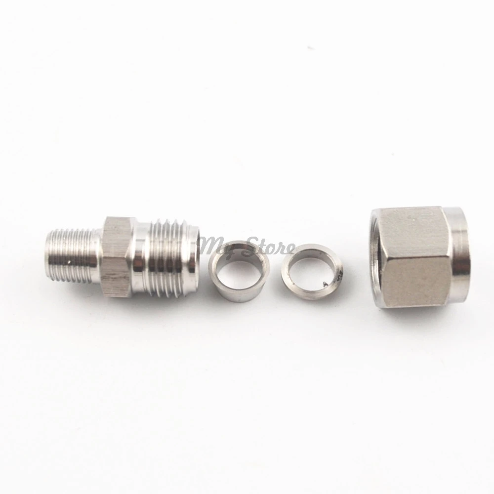 Tubo de acero inoxidable y conexión 304 SS tubo DSJ-M, YDF-LOK, lock-s, Conector de virola