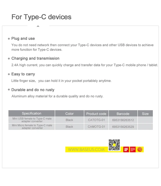 Baseus USB typ C OTG Adapter USB C męski na Micro USB żeński konwerter kabli dla Macbook Samsung S20 Xiaomi USB na type-c OTG tanie tanio CN (pochodzenie) Micro USB Female to Type C Male OTG Adapter Aluminum Alloy Black Data Transmission 2 4A Max Fast Charging Baseus USB typ C OTG Adapter USB C męski na Micro USB żeński konwerter kabli dla Macbook Samsung S20 Xiaomi USB na type-c OTG tanie tanio CN (pochodzenie) Micro USB Female to Type C Male OTG Adapter Aluminum Alloy Black Data Transmission 2 4A Max Fast Charging