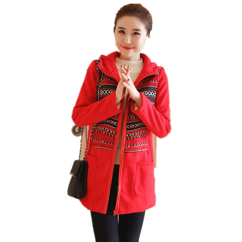 

Plus Velvet Winter Maternity Coats Clothing Pregnancy for Pregnant Women Wear Outerwear Gravida Jacket Casual Hoodies C353