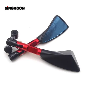 

8 10mm Universal Motorcycle Mirror CNC Aluminum Rearview Side Mirrors FOR honda x4 honda rebel 250 yamaha xmax 125 300 xvs 650
