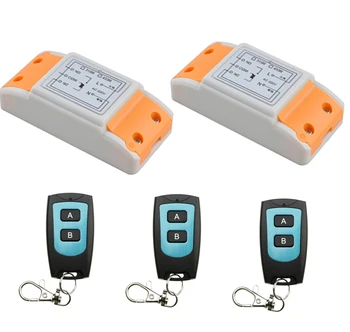 

New 220 v 1 ch remote control switch 2 * receiver + 3* transmitter Safer operation Household appliances on/off