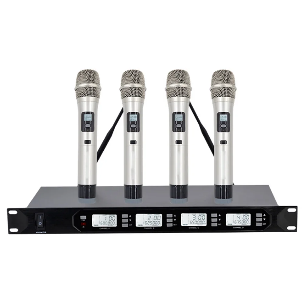 

One for four U-segment wireless conference gooseneck stage performance microphone teaching hosted condenser microphone