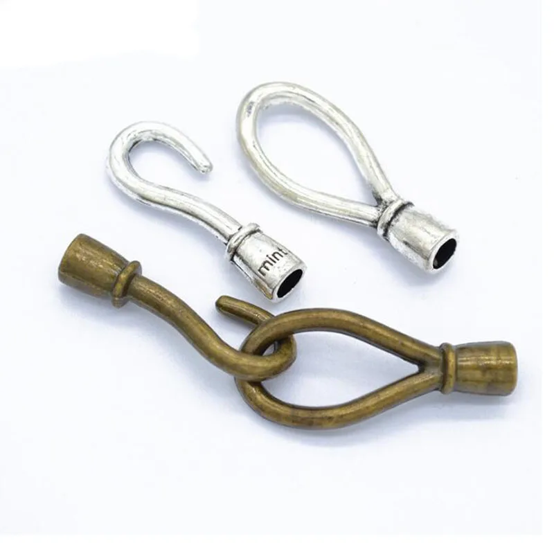 

Wholesale 20Sets Antique Bronze Alloy Toggle Clasp Hooks Connectors For Bracelets Jewelry Making
