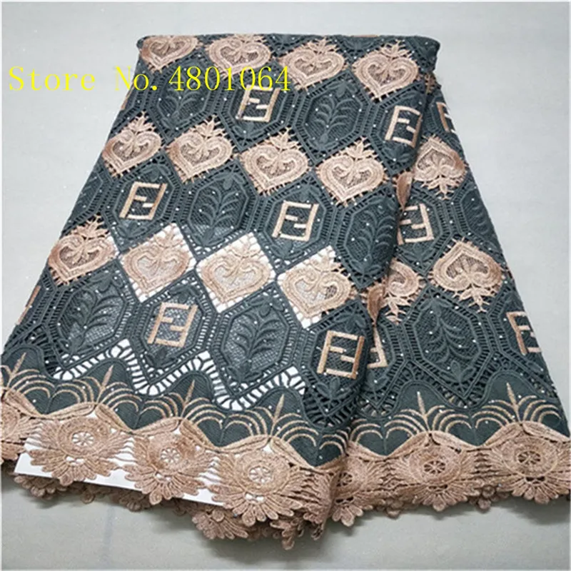 

2019 Latest French Nigerian Lace Fabric High Quality Stones Tulle African Lace Fabric Wedding Africa French Appliqued Tulle Lace