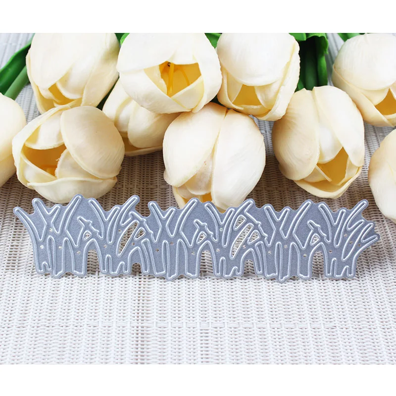 

Grass Metal Cutting Dies for Scrapbooking 2019 DIY Photo Album Decor Paper Cards Making Craft Embossing Knife Mold#012