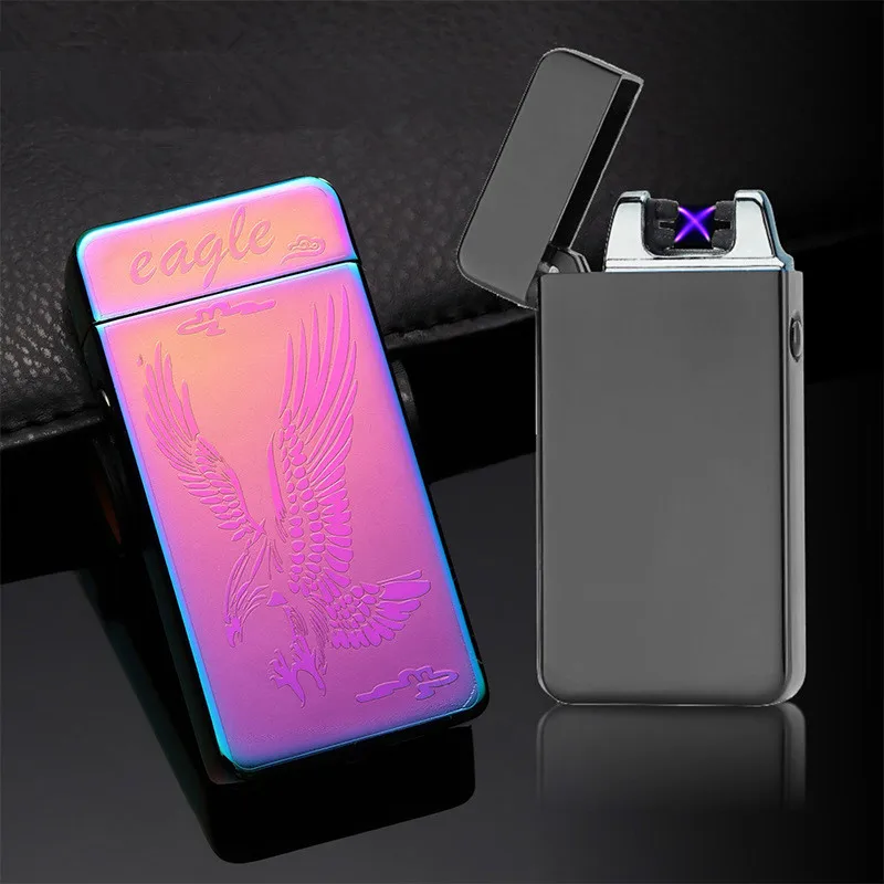 

New Double Pulsed Arc Creative Lighter Creative Plasma USB Charging Electric Lighters for Cigarette Lighter Weed Tobacco Smoke