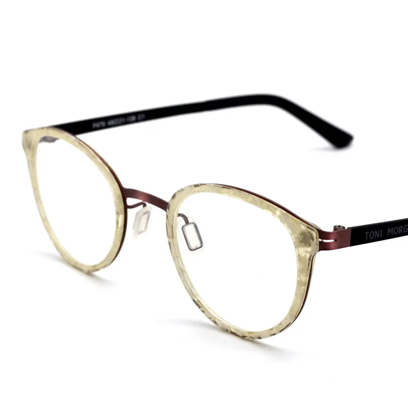 Bauhaus 2017 Nouvelle Conception Ronde Lunettes Cadres Femmes Ordinateur Myopie Super Lumière Prescription Optique Lunettes Cadre œil de verre fram