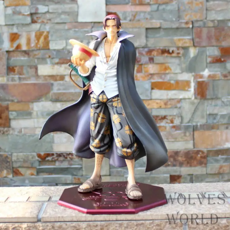 Аниме one piece P.O.P DX Shanks рыжеволосый пират фигурка коллекция игрушек 25 см|Игровые