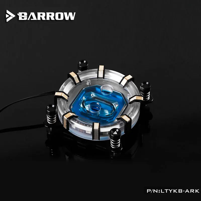 Barrow LTYKB ARK для Intel Socket LGA115x LRC RGB v2 Aurora Limited Edition CPU Waterblock 0 4 мм Microcutting Micro