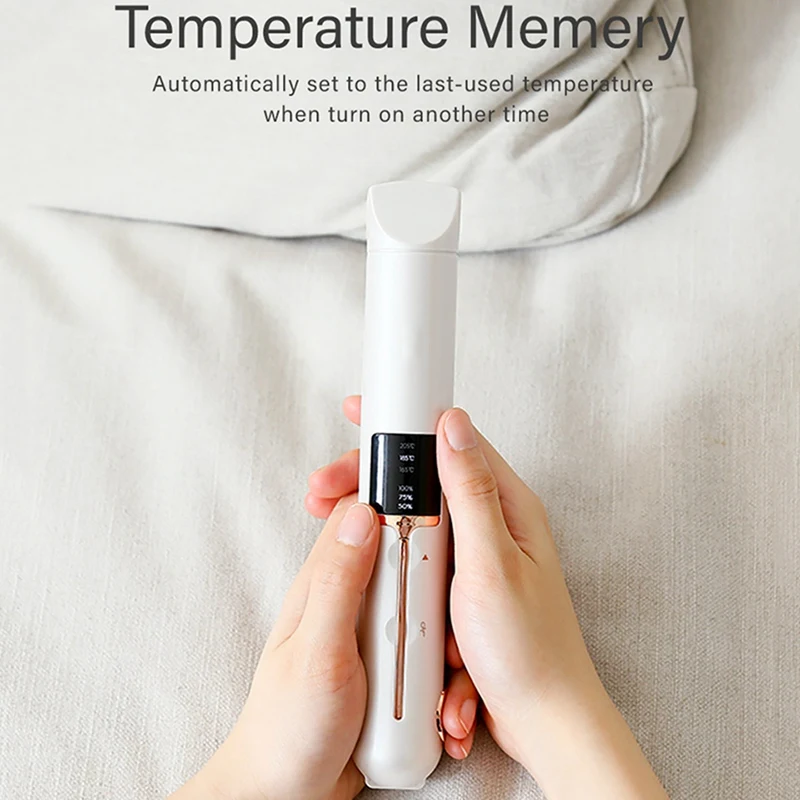  Mini Usb Cordless Hair Straightener With Power Bank Lock System Travel Flat Irons Portable Wireless