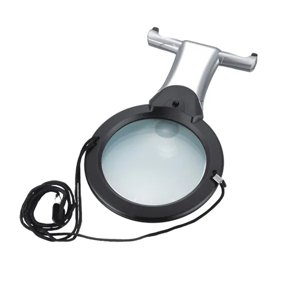 Лупа-светильник с вышивкой 2X Hands Free 5X Lens LUPAS для вышивки увеличительное стекло с светодиодный лупой для вышивки