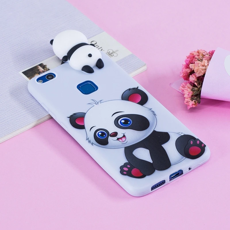 P10 Lite sFor Coque Huawei Case 3D Cartoon Cat Panda Soft Silicon Back Cover Etui For P 10 / |