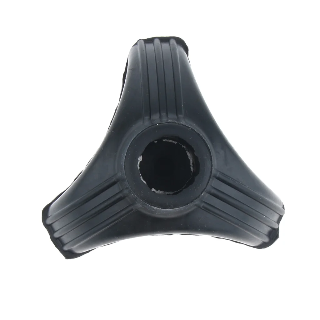 Tripod Anti Slip Rubber Replacement Tip For Cane Walking Stick Crutches 19mm