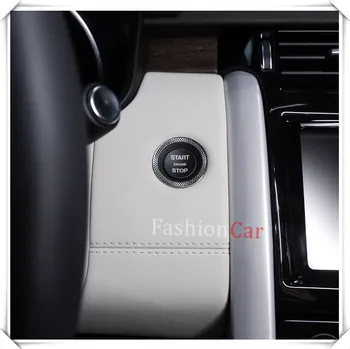 

1pcs Matte Inner Start/stop Switch Button Ring Cover Trim For Land Rover Discovery 5 For Land Rover Range Rover Velar 2017-2018