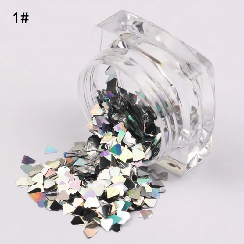 

12 Colors DIY Nail Art Sequins With Bottle Diamond Decoration Nails Stickers Manicure Tips CD88