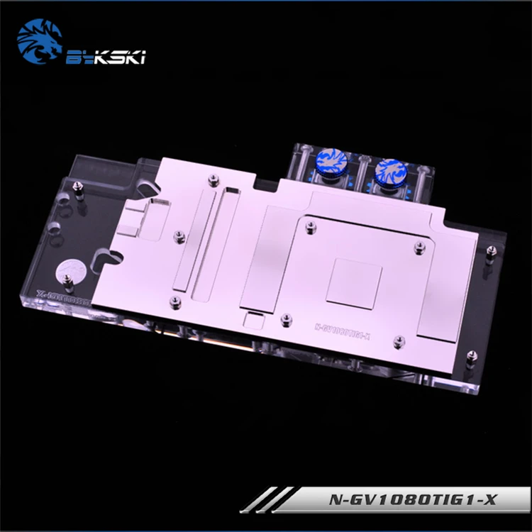  Bykski N-GV1080TIG1-X GPU water block for GIGABYTE GTX 1080 Ti Gaming OC 11G  cooled VGA coolersupp