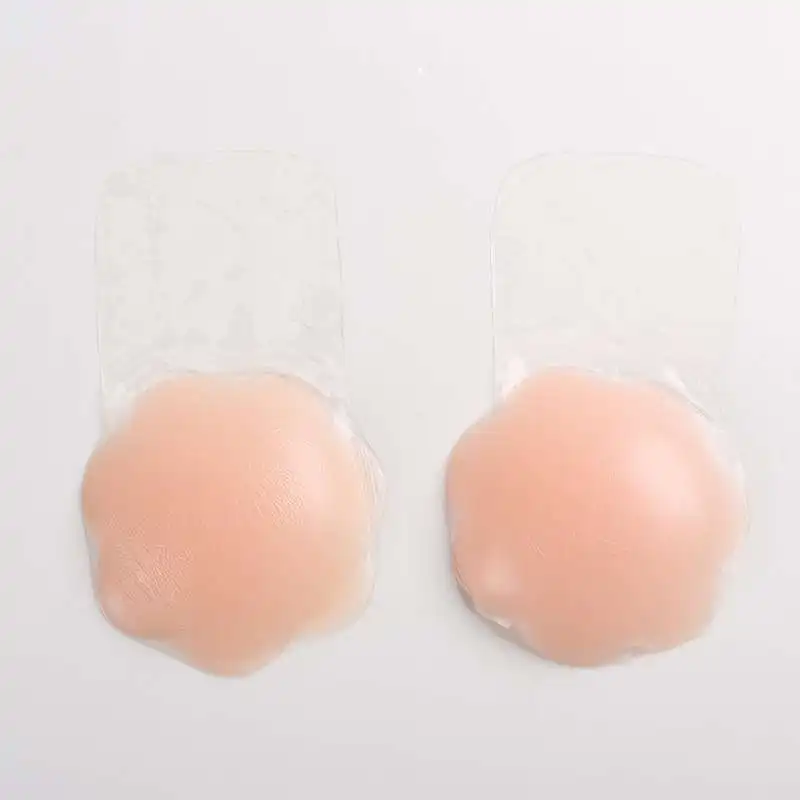 

X Nipple Cover Women Sexy Breast Lifting Tape Silicone Reusable Invisible Tape Bra Breast Petals Accesorios mujer cache teton*