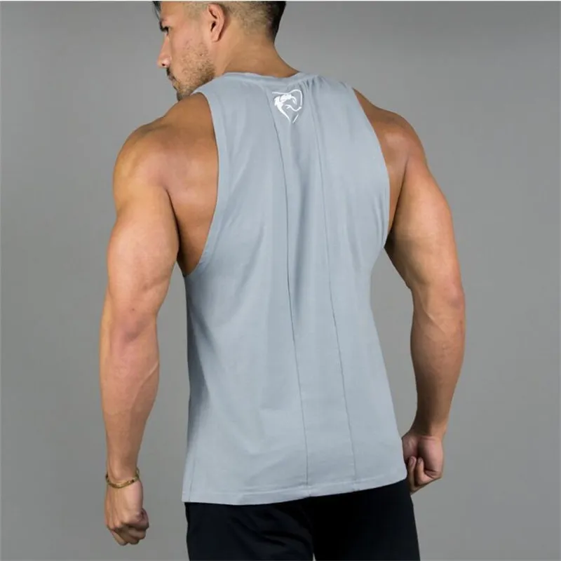 ALPHALETE мужские майки для бодибилдинга топы тренажерных залов хлопковые без