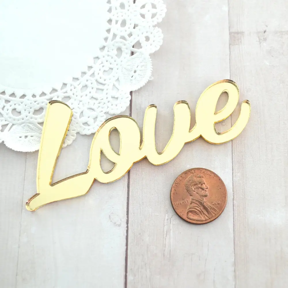 Acrylic LOVE Keychain Blanks,Laser Cut key chainsin Party DIY