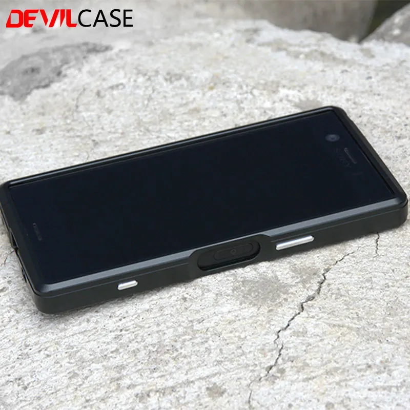 DEVILCASE для SONY XPERIA XZ1 Compact 4 6 дюйма чехол бампер из алюминиевого сплава или OCA