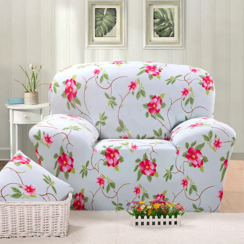 2017 Flower Printed All Inclusive Full Sofa Cover Slip Stretch 2017 Flower Printed All Inclusive Full Sofa Cover Slip Stretch Fabric Elastic In From Home Garden On Aliexpress