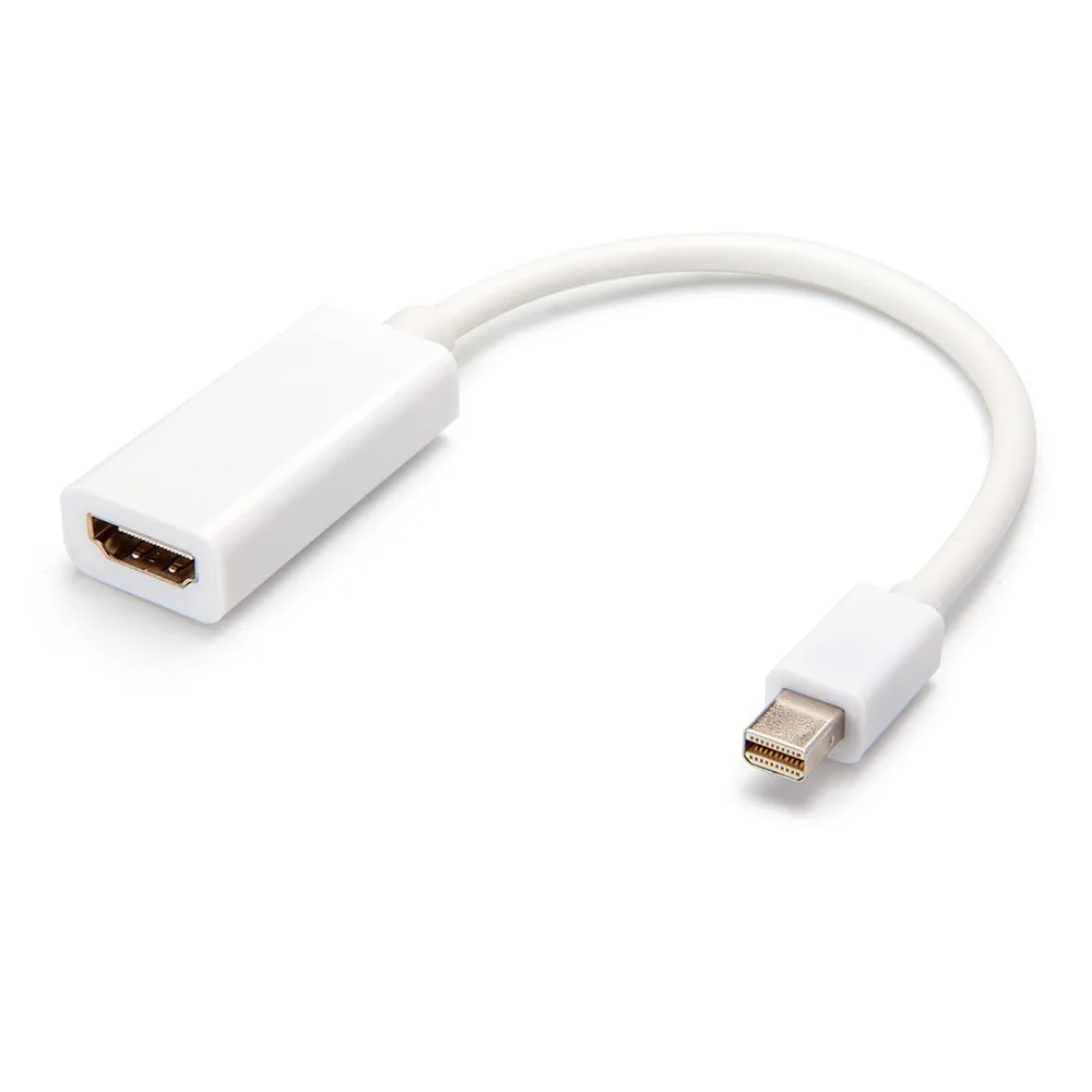 عالية الجودة الصاعقة مصغرة عرض ميناء موانئ دبي displayport إلى hdmi كبل محول لل أبل ماك بوك برو الهواء