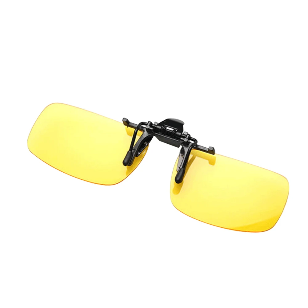 Polarized Clip Sunglasses Driving Night Vision Lens Sun Glasses Male Anti-UVA UVB For Men Women 2 Size