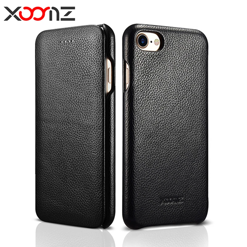 For iphone 8 Original Genuine Leather Case for iphone 8 Plus Flip