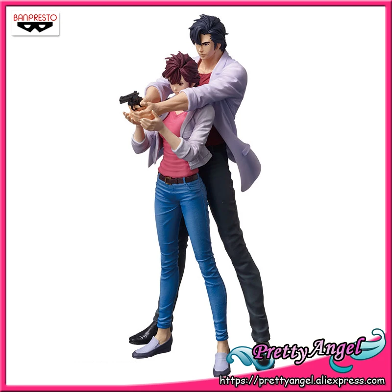PrettyAngel Подлинная фигурка Banpresto Creator x из фильма Охотник города Ryo Saeba + Kaori