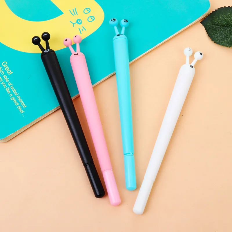 Kawaii животные гелевая ручка черные и синие чернила 0 5 мм DIY японские канцелярские