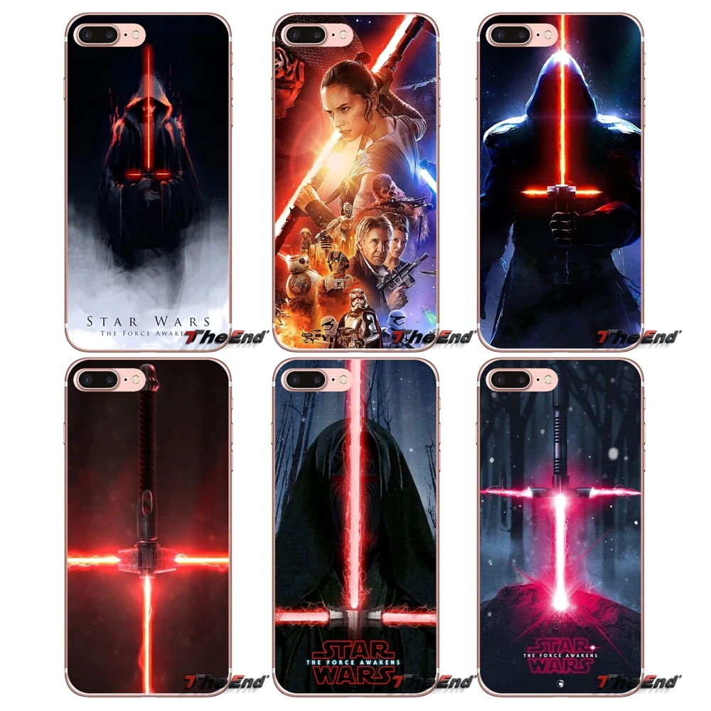 

For Samsung Galaxy S9 Plus Note 8 One Plus oneplus 5T Meizu M5s LG V30 HTC U11 starwars lights star wars Soft Case Cover