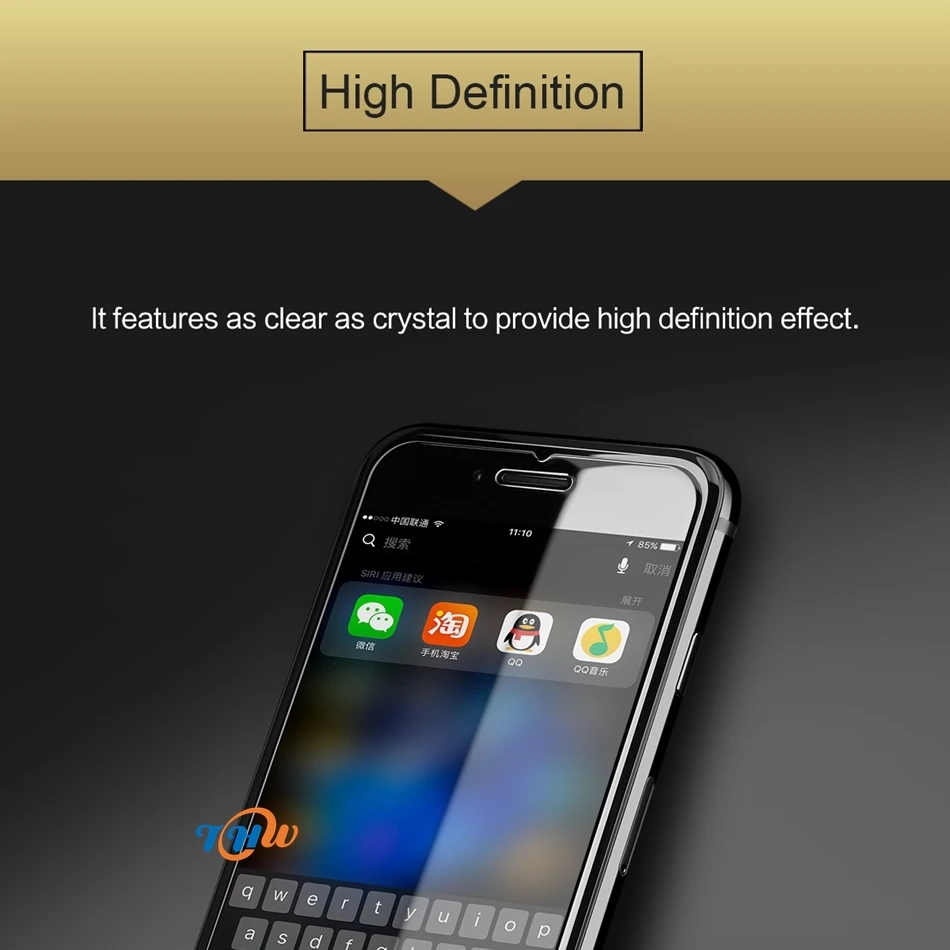 9H 0,26 мм протектор экрана из закаленного стекла Защитная пленка для iPhone 7/7 Plus с упаковкой 50 шт./партия
