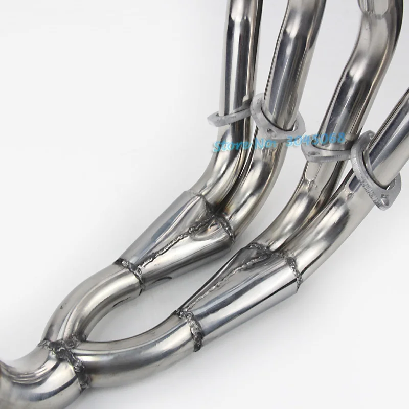 Xj6 de Escape de la motocicleta escapar modificado delantero de la motocicleta conexión medio enlace de Slip-On para YAMAHA XJ6N XJ6 sin silenciador
