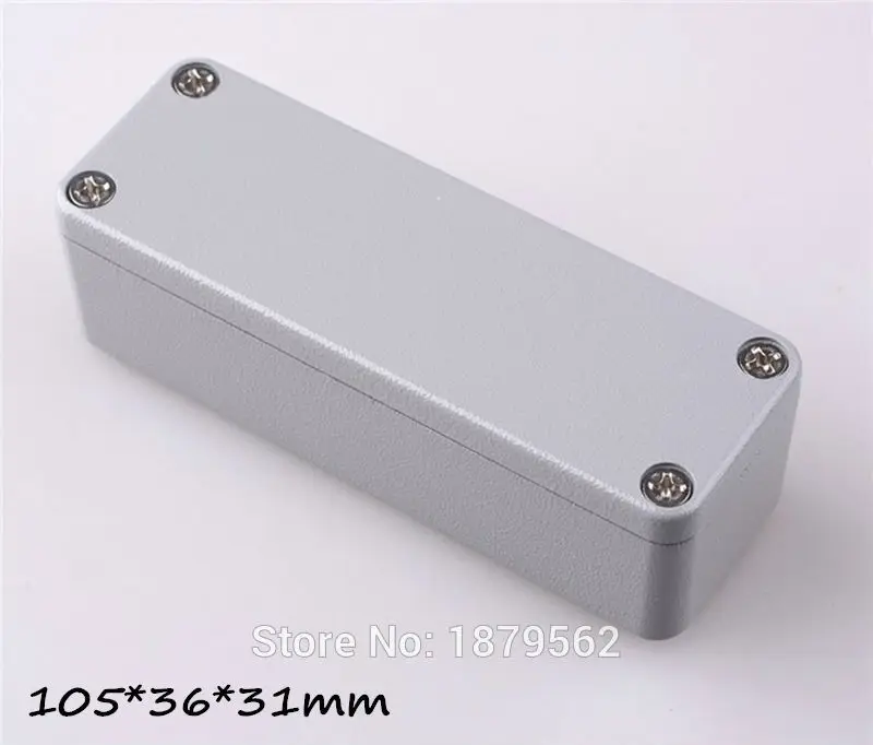 Один шт 105*36*31 мм корпус DIY алюминиевый корпус IP66 водонепроницаемый ящик для электронного проекта контурный переключатель распределительная коробка