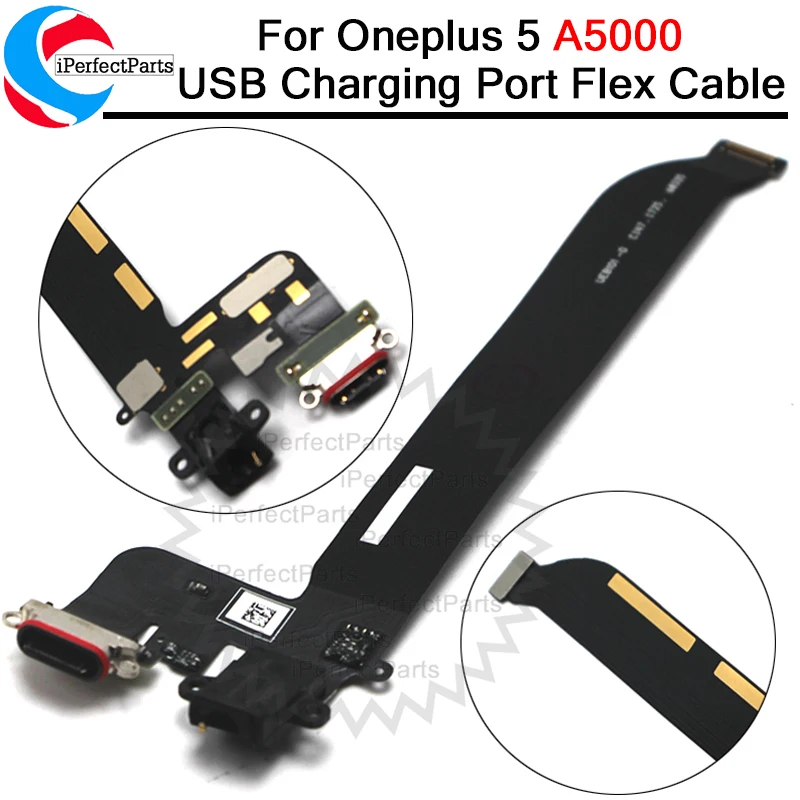 

For OnePlus 5 Five Type C USB Charging Port Dock Connector Flex Cable Replacement Assembly Repair Spare Parts
