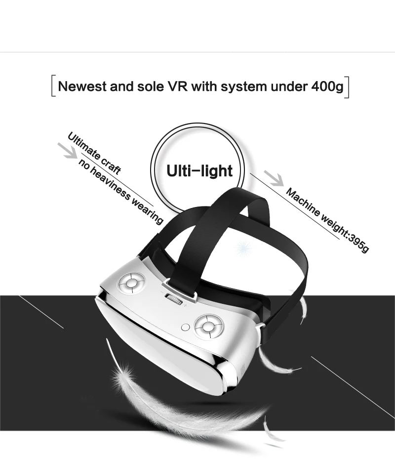 Новые V3H VR очки все в одном Виртуальная реальность 5,5 дюймов 2K дисплей 3 ГБ/16 ГБ действия S900 четырехъядерный 1,7 ГГц Wifi 4000 мАч VR очки