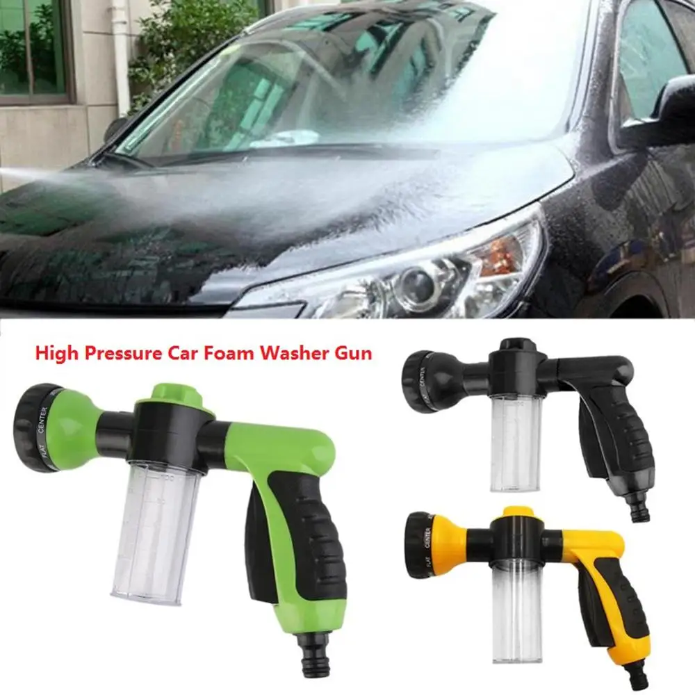 

Car Foam Wash Spray Gun, Water Hose Foam Sprayer High Pressure Car Wash Foam Gun Multi-function 3 Grade Adjustable Washer Tool