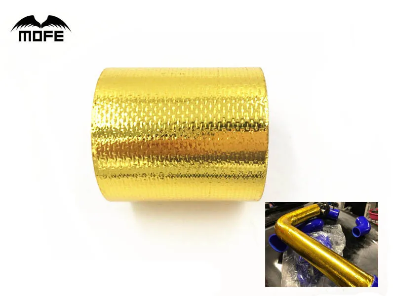 MOFE 5M SELF ADHESIVE REFLECT A GOLD / SILVER HEAT WRAP BARRIER Hot Selling UNIVERSAL | Автомобили и мотоциклы