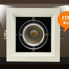 10 Вт удара светодиодные лампы боб горшок лампа 360 adjustable10w светодиодный светильник потолочный Решетка Светодиодный AC 85-265 В