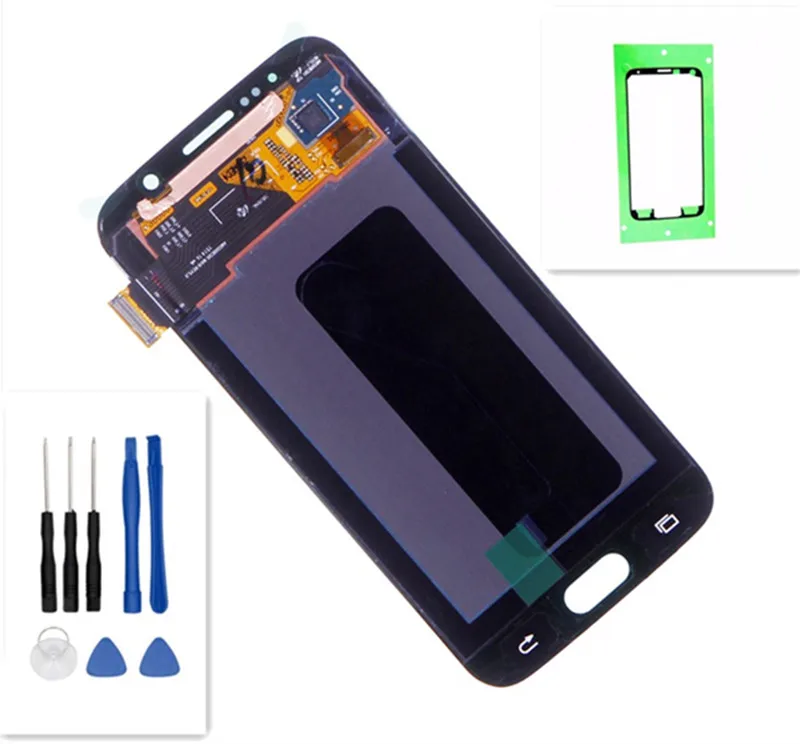 

100% tested Super AMOLED For Samsung S6 LCD G920F Disaplay LCD Screen Touch Digitizer Assembly