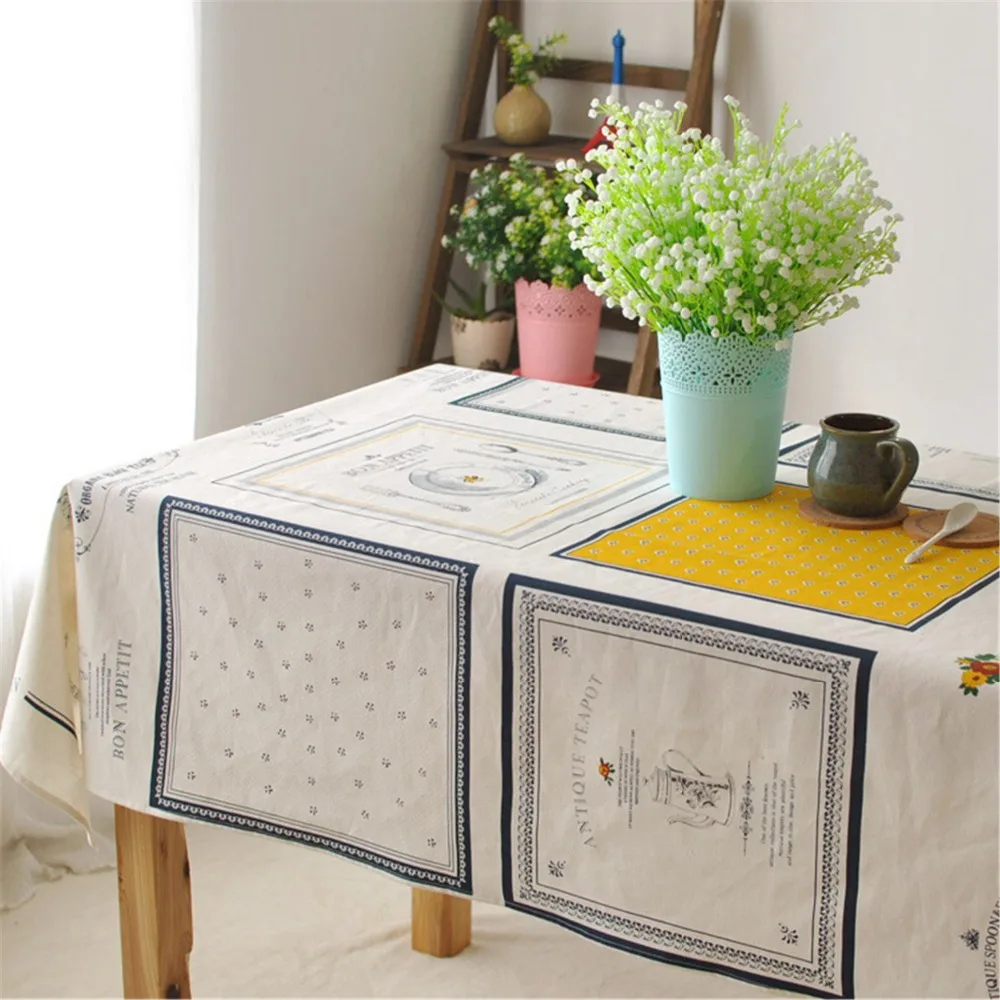  FUYA European French Table Cloth Nappe Table Cover Overlay Party Table Mats Pads Decorative Table C